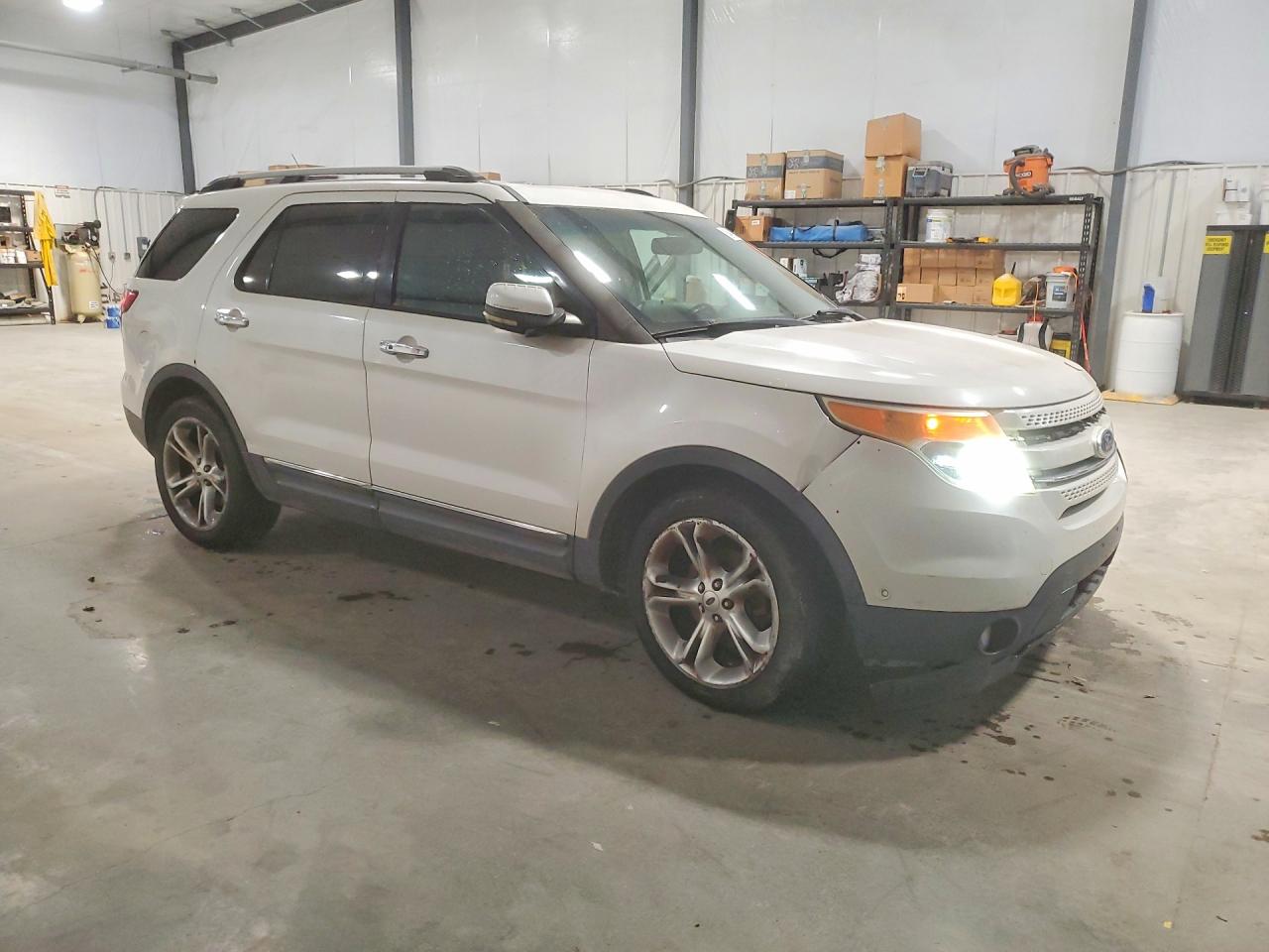 2012 Ford Explorer Limited White vin: 1FMHK7F96CGA03763