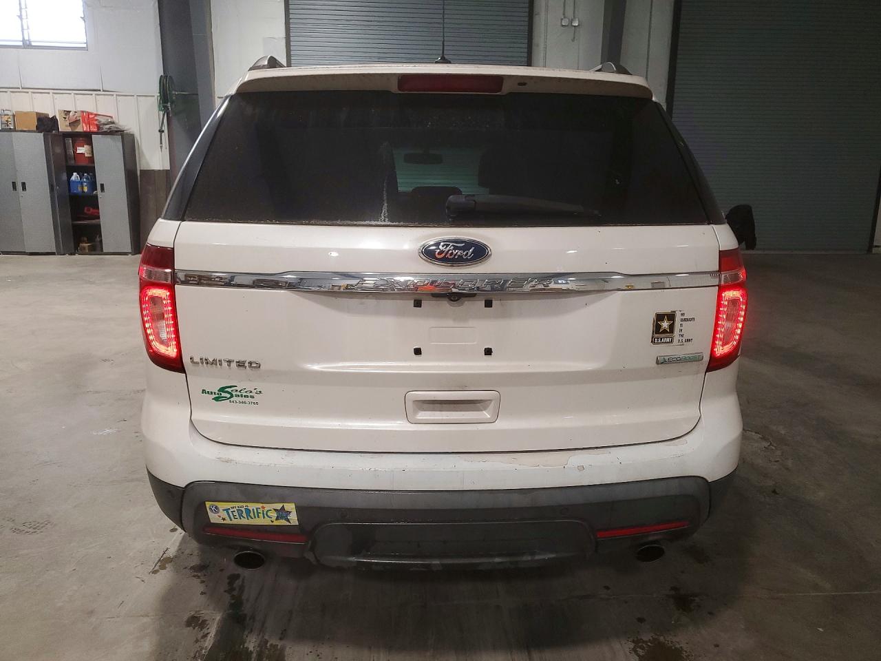 2012 Ford Explorer Limited White vin: 1FMHK7F96CGA03763