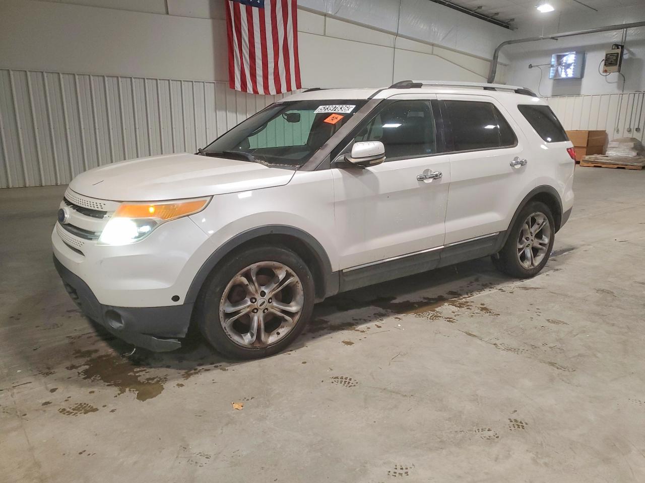 2012 Ford Explorer Limited White vin: 1FMHK7F96CGA03763