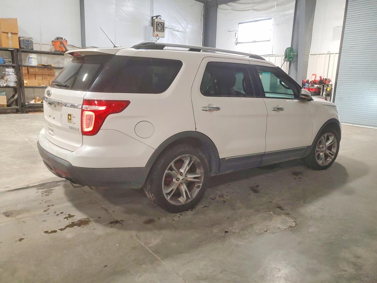 2012 Ford Explorer Limited White vin: 1FMHK7F96CGA03763