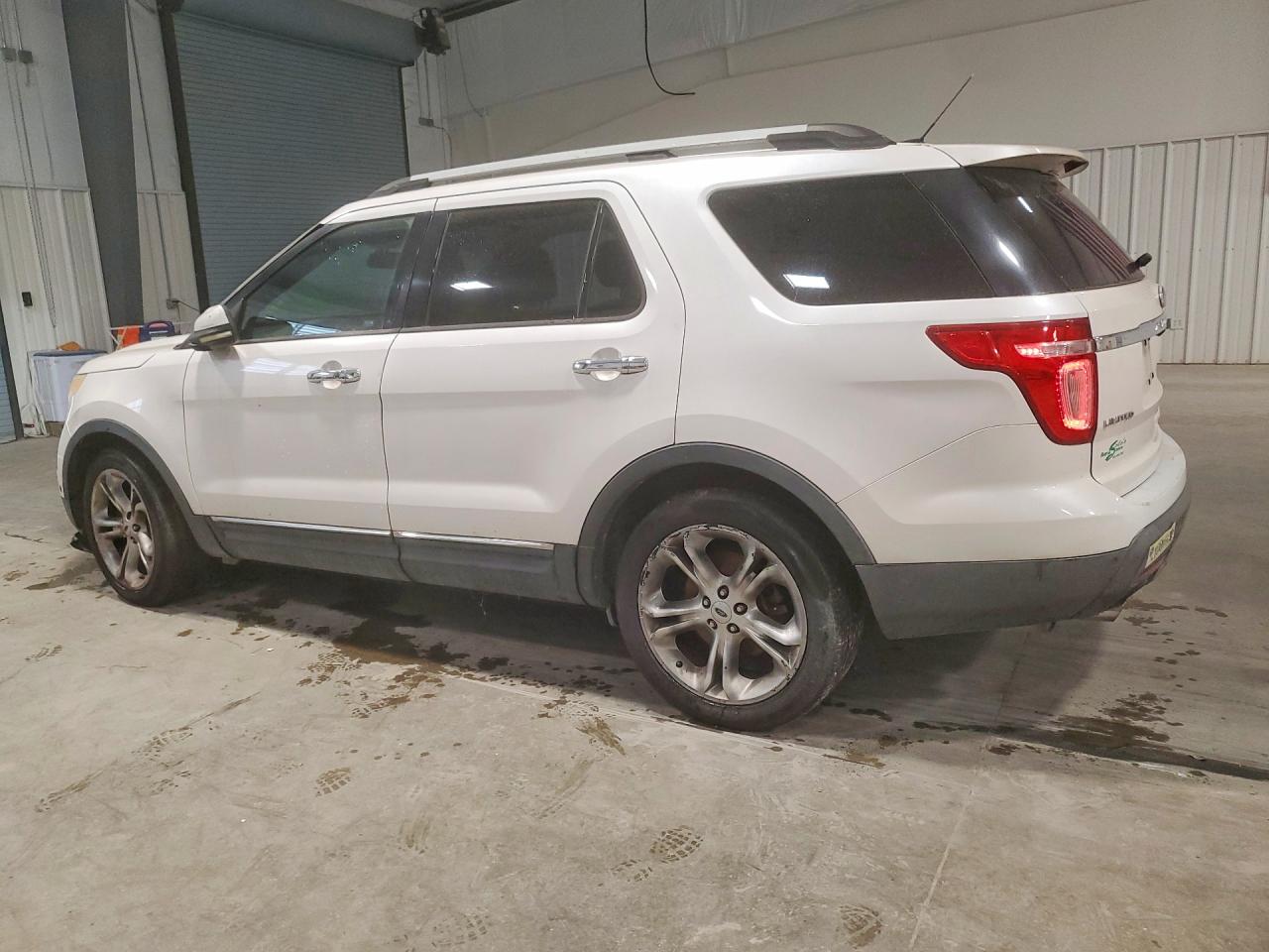 2012 Ford Explorer Limited White vin: 1FMHK7F96CGA03763