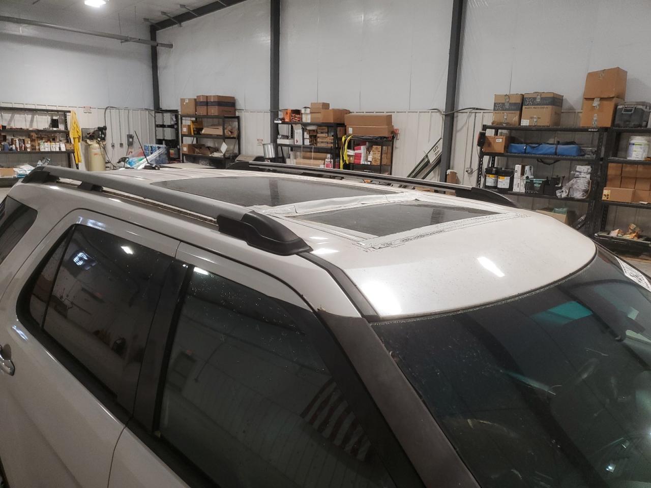 2012 Ford Explorer Limited White vin: 1FMHK7F96CGA03763 Damage: Sun Roof, Inoperable, Repair Required