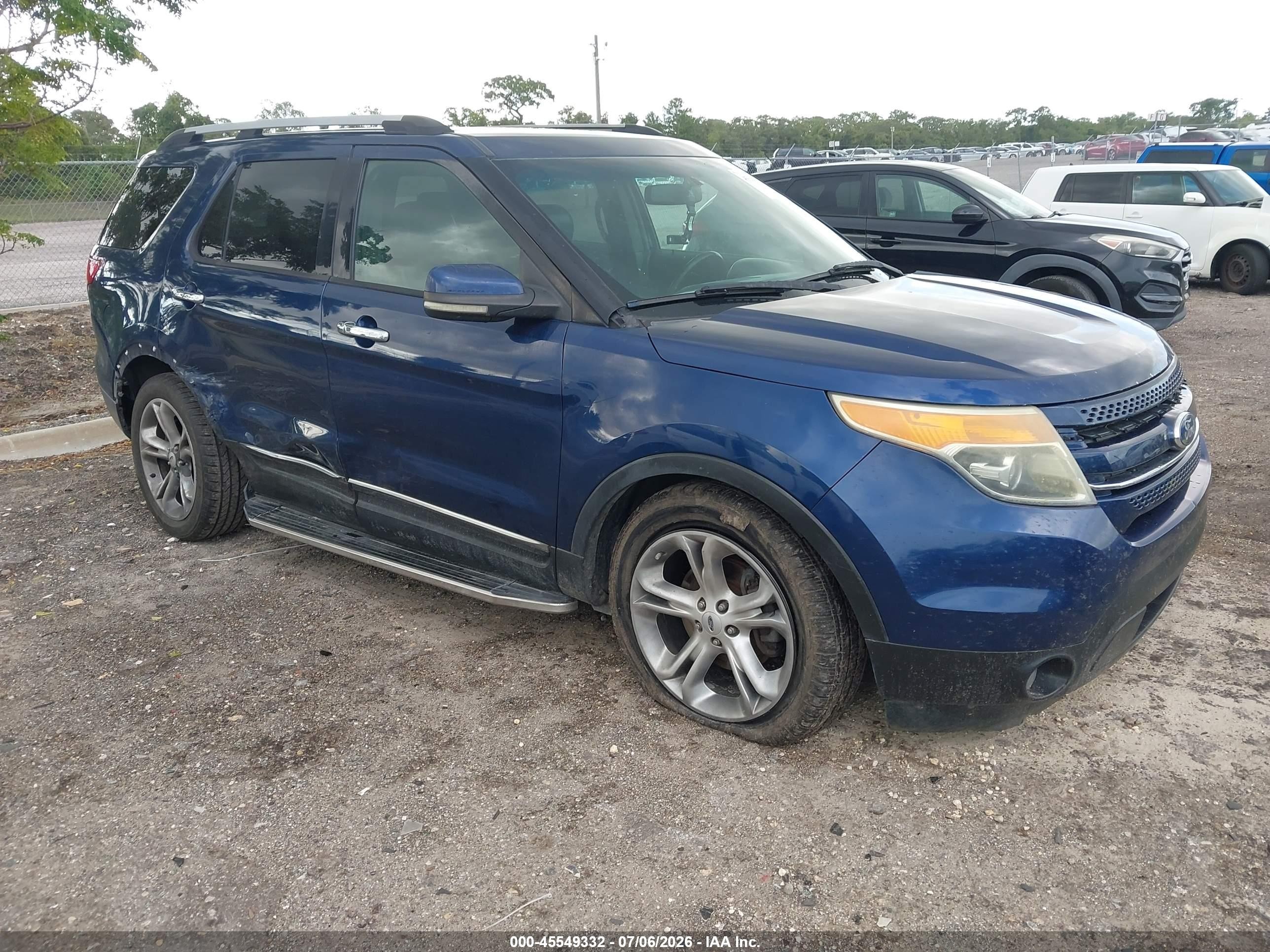 2012 Ford Explorer Limited Dark Blue vin: 1FMHK7F96CGA71271