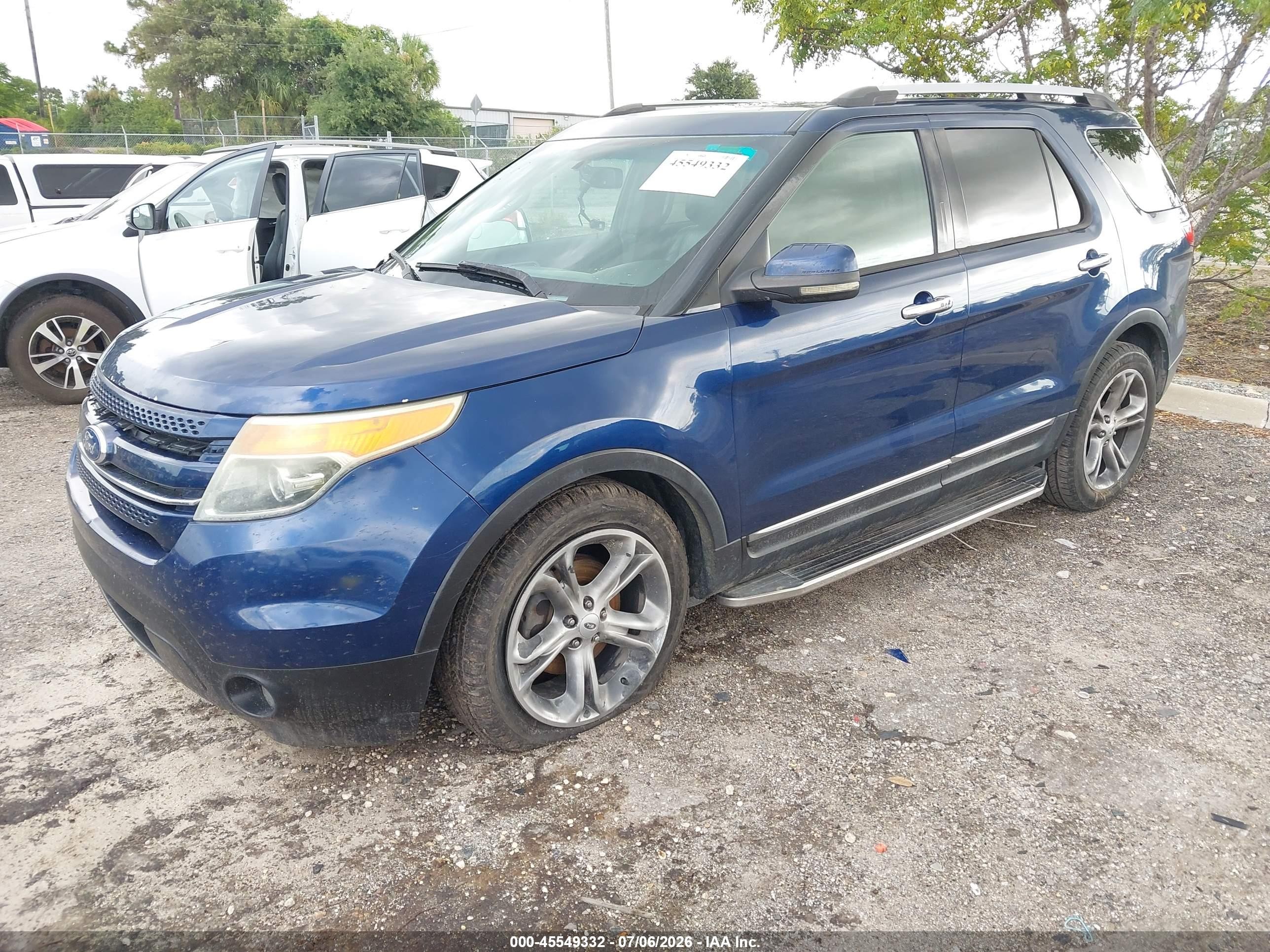2012 Ford Explorer Limited Dark Blue vin: 1FMHK7F96CGA71271