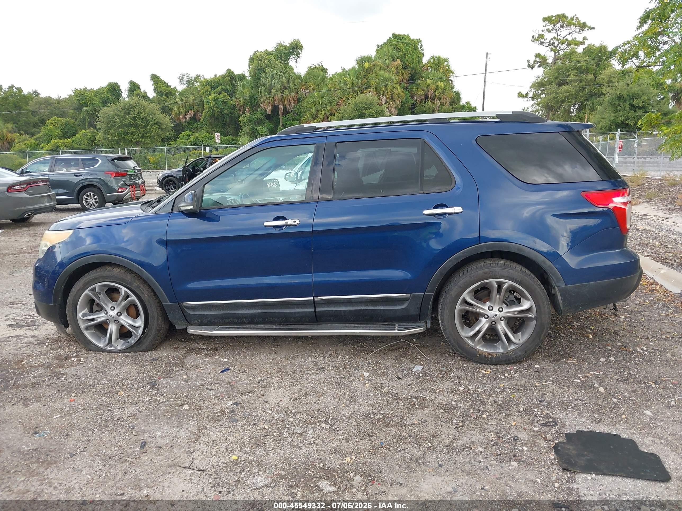 2012 Ford Explorer Limited Dark Blue vin: 1FMHK7F96CGA71271