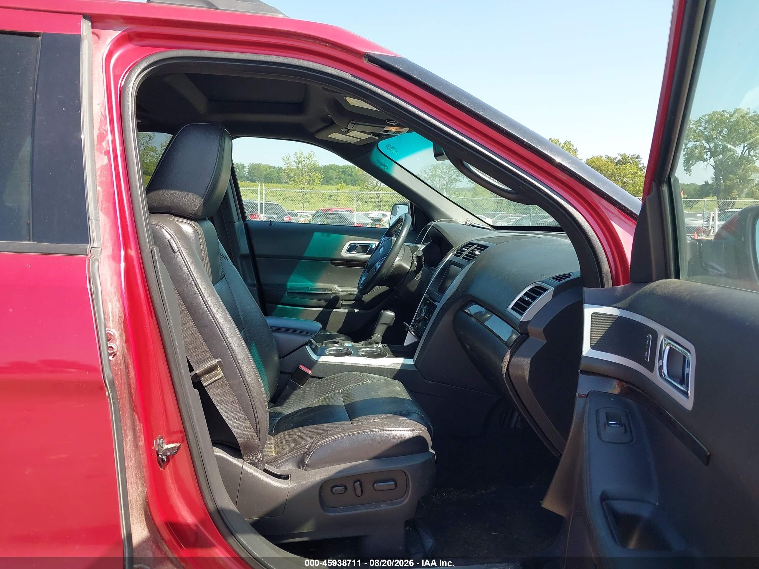 2012 Ford Explorer Limited Red vin: 1FMHK7F99CGA16894