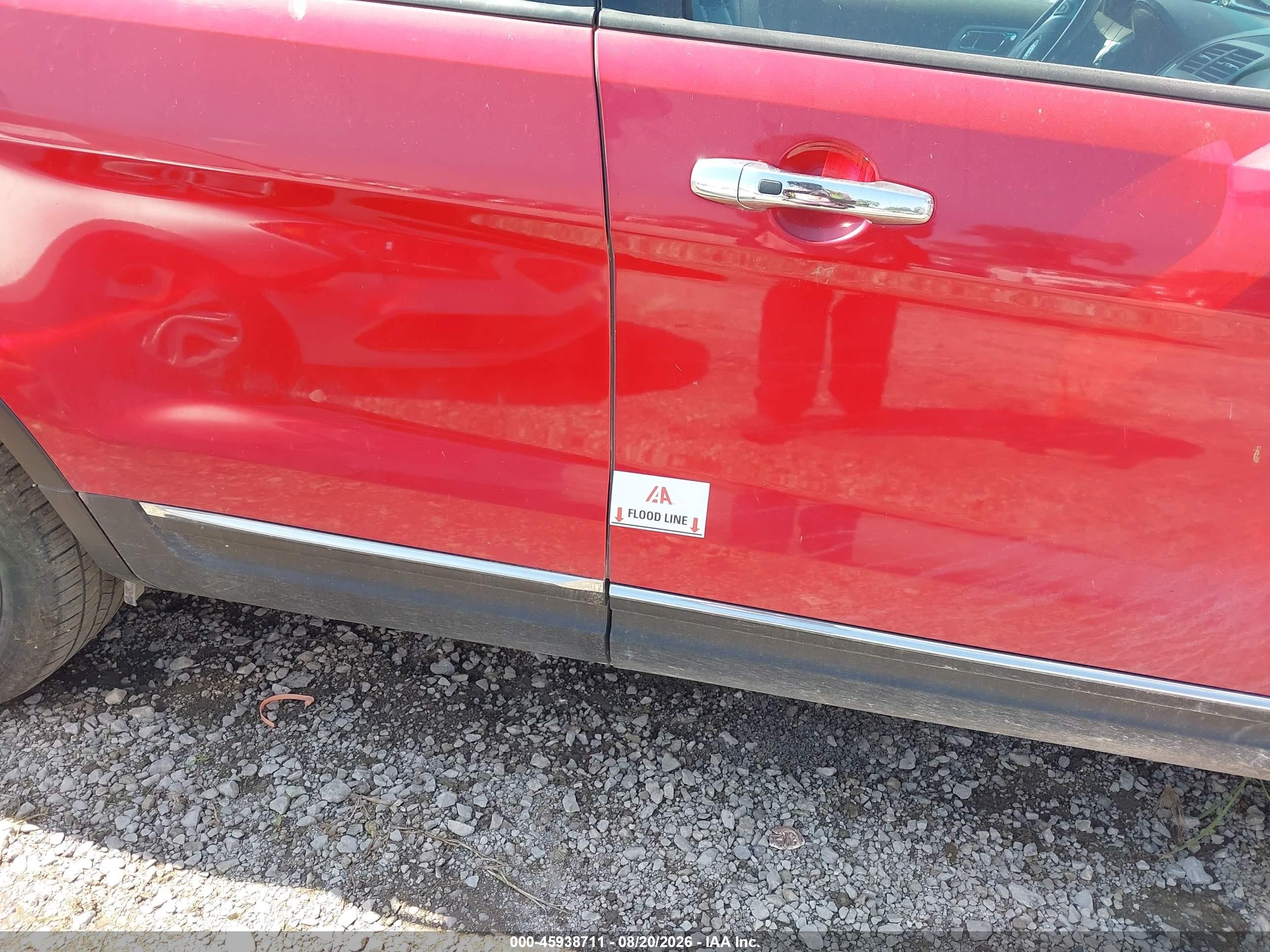 2012 Ford Explorer Limited Red vin: 1FMHK7F99CGA16894