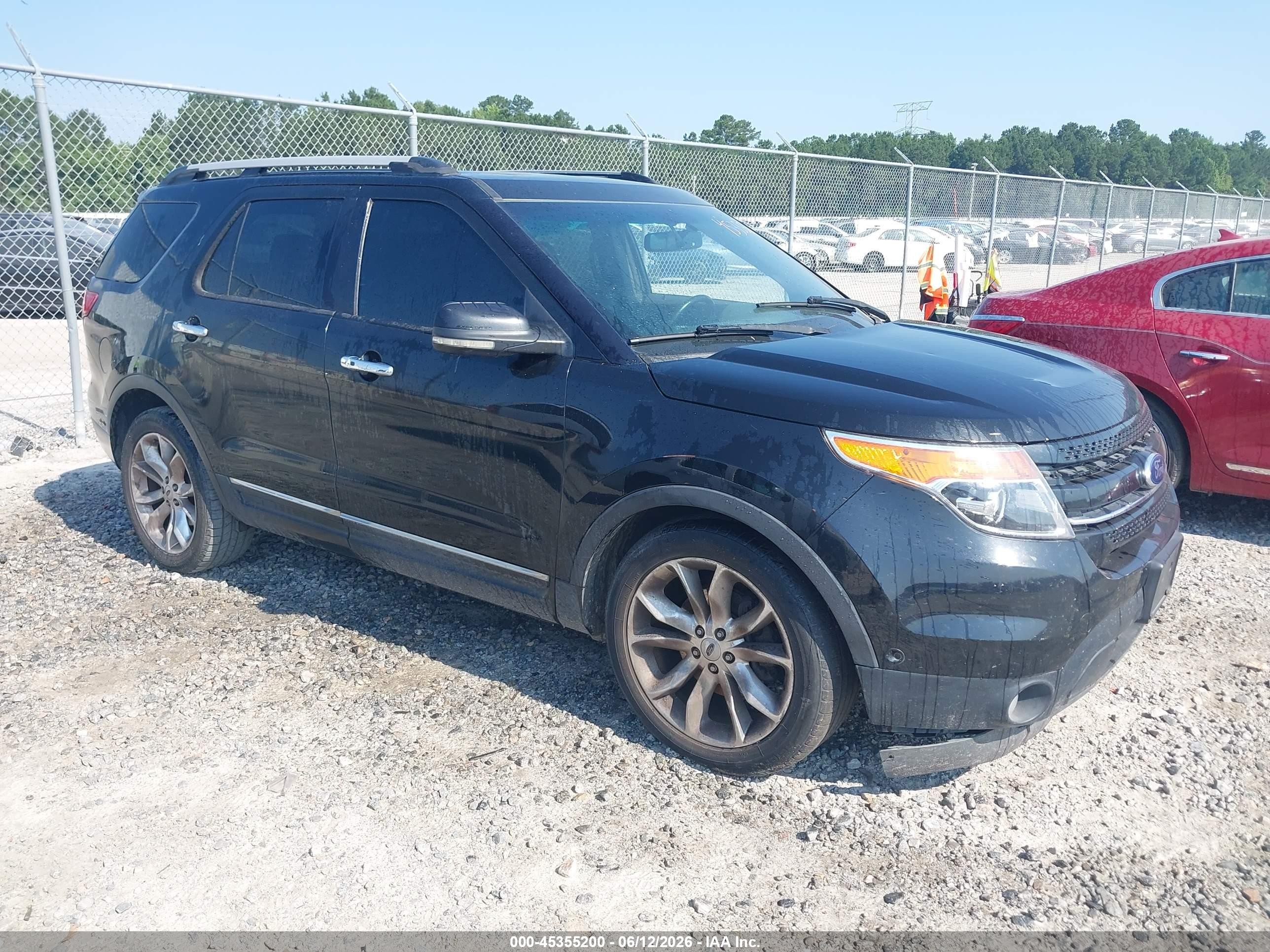 2012 Ford Explorer Limited Black vin: 1FMHK7F99CGA68588