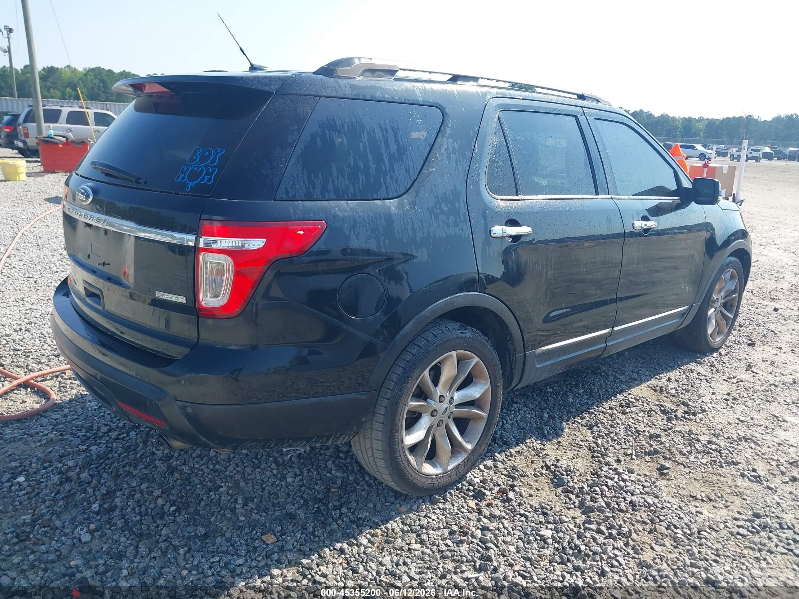 2012 Ford Explorer Limited Черный vin: 1FMHK7F99CGA68588