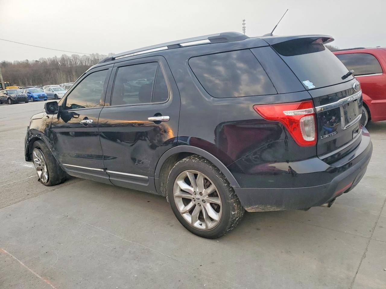 2012 Ford Explorer Limited Black vin: 1FMHK7F9XCGA01370