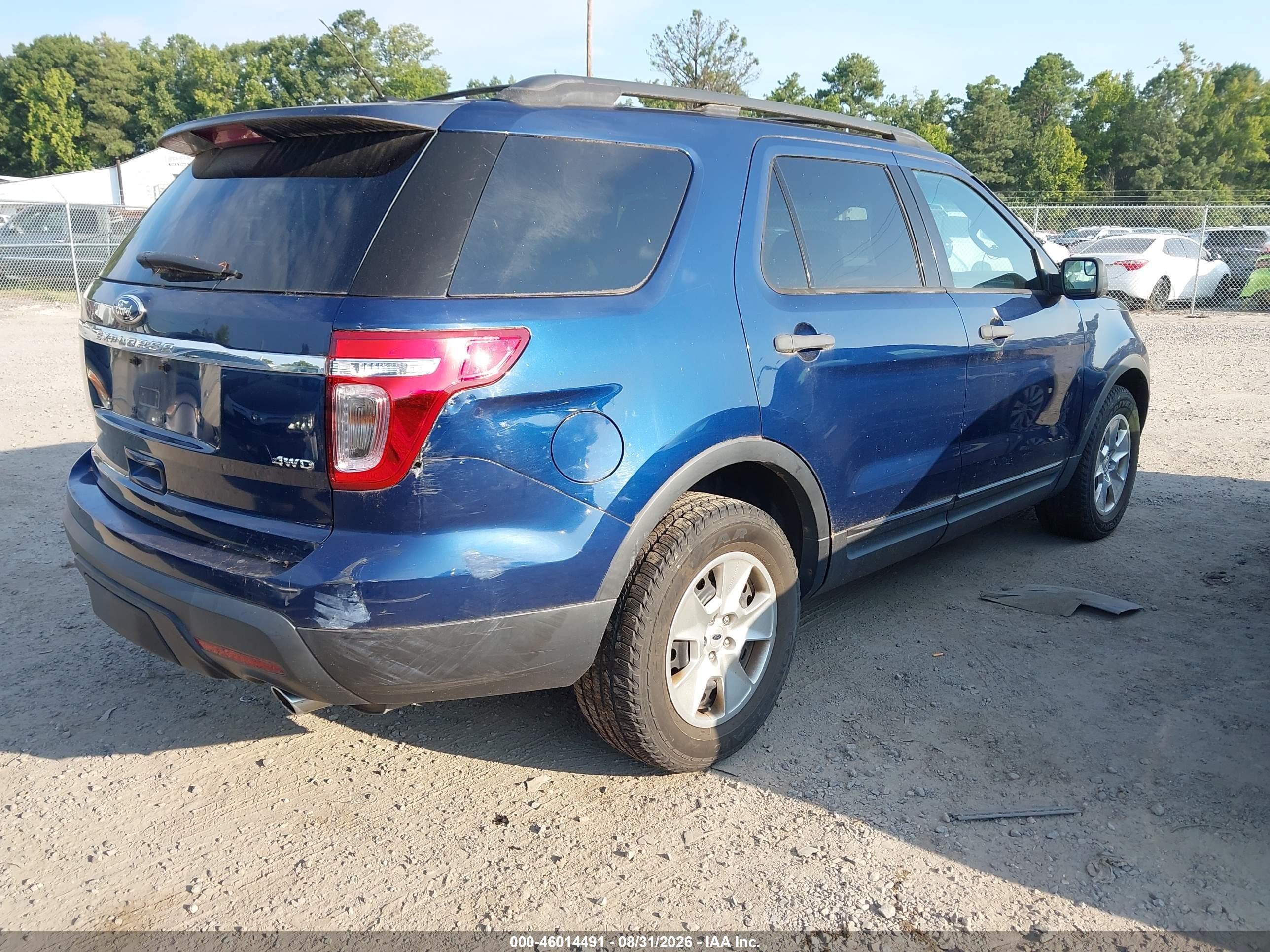 2012 Ford Explorer   Blue vin: 1FMHK8B80CGA63444