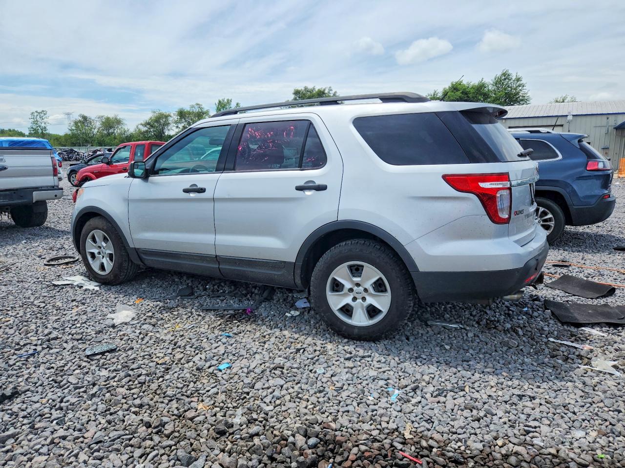 2012 Ford Explorer Silver vin: 1FMHK8B80CGA85539