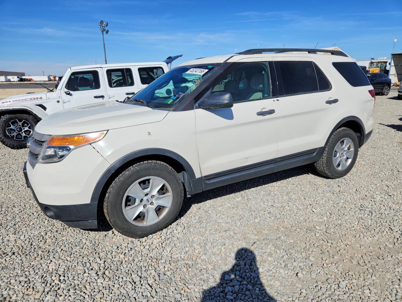 2012 Ford Explorer White vin: 1FMHK8B81CGA60620