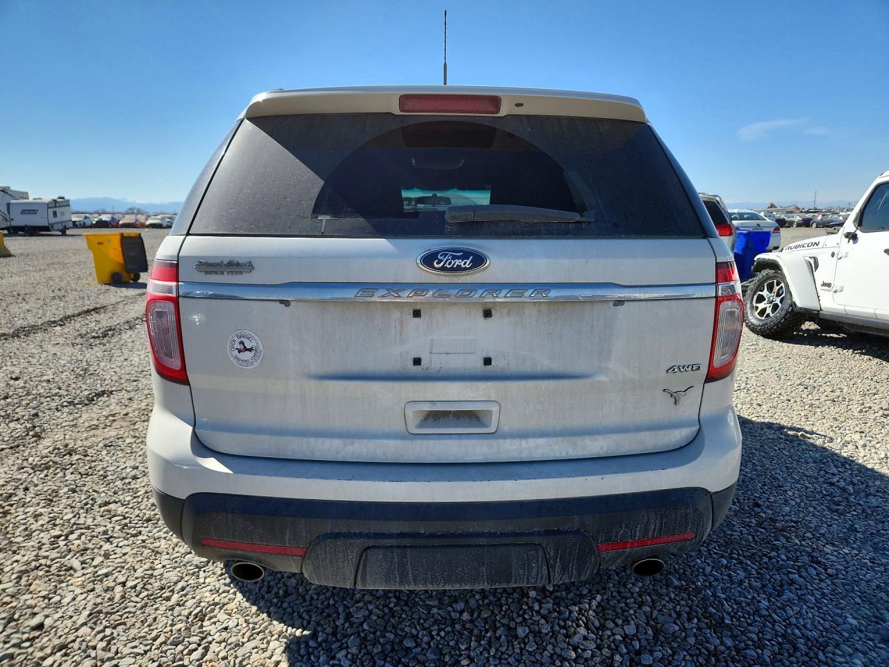 2012 Ford Explorer White vin: 1FMHK8B81CGA60620