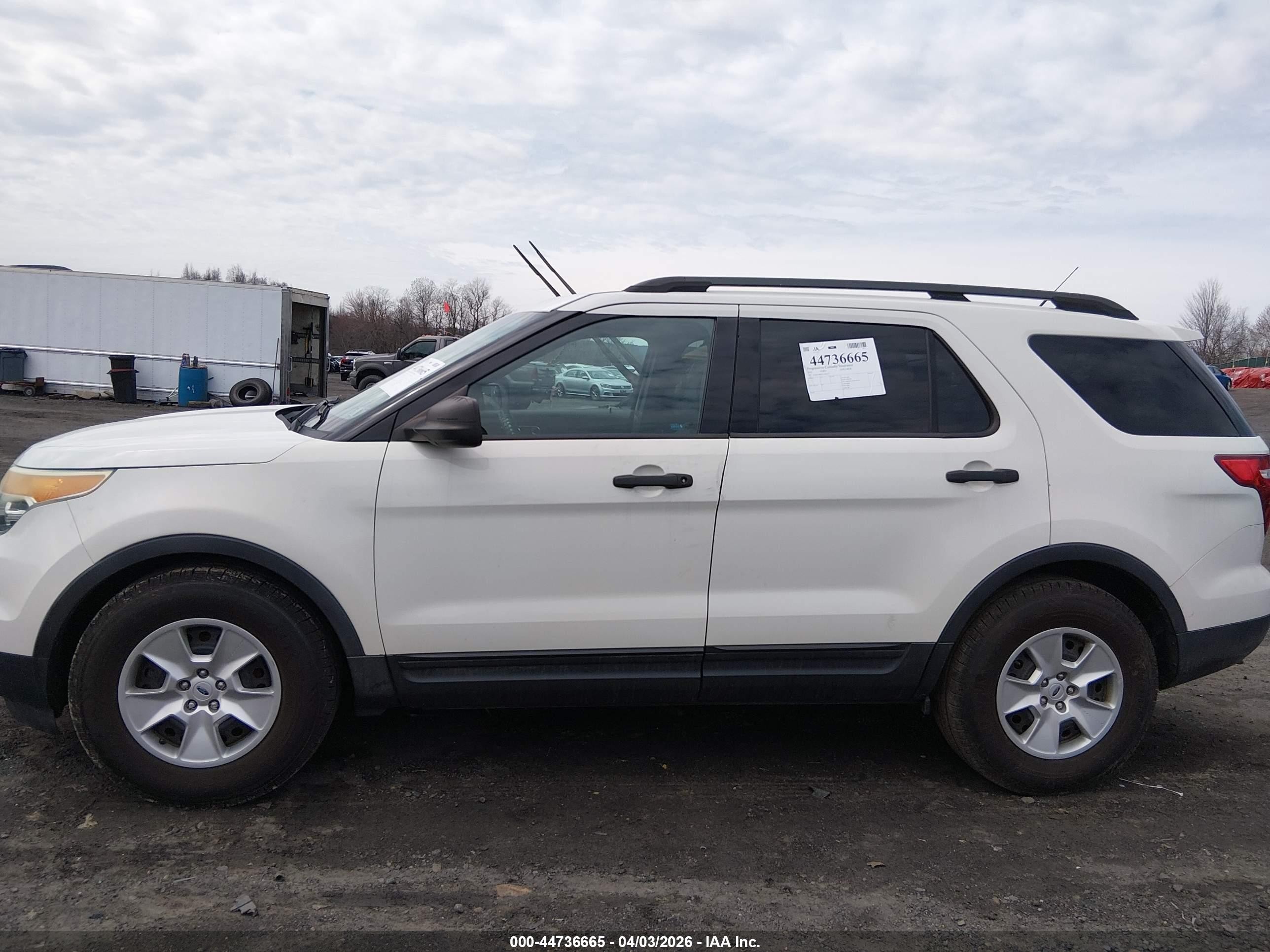 2012 Ford Explorer   Белый vin: 1FMHK8B81CGA84917