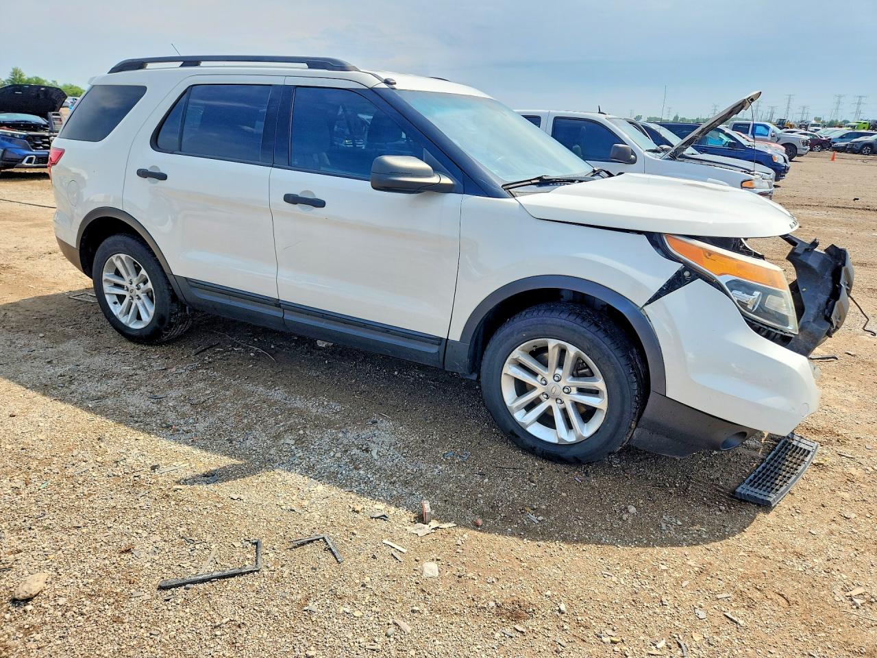 2011 Ford Explorer White vin: 1FMHK8B82BGA53934