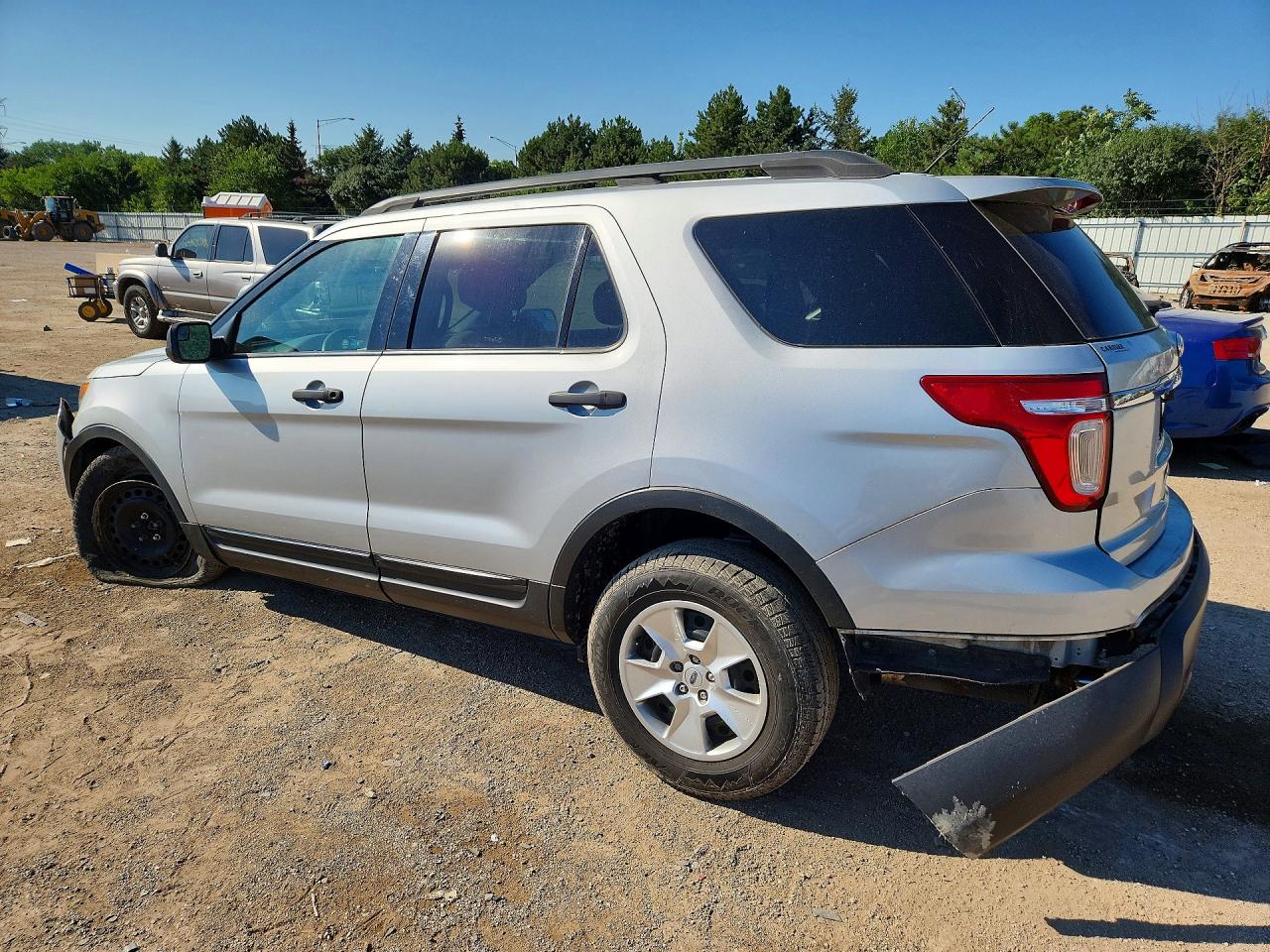2012 Ford Explorer Silver vin: 1FMHK8B85CGA96455