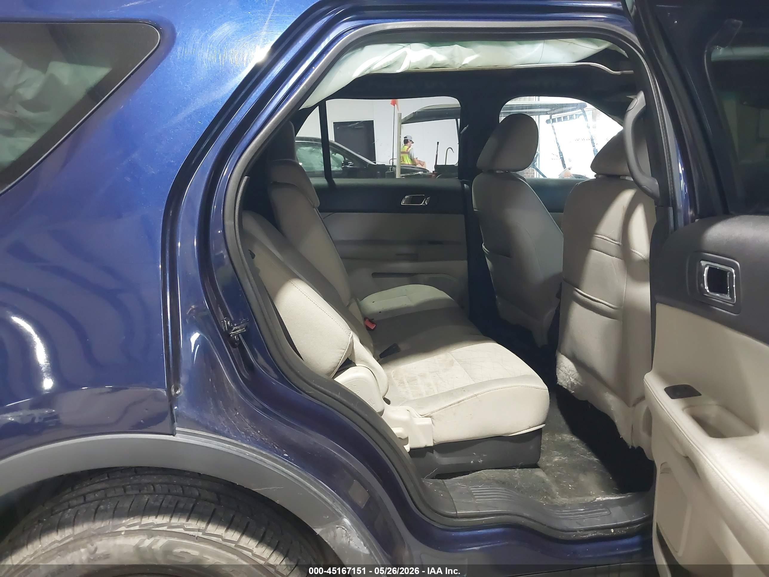 2011 Ford Explorer   Синий vin: 1FMHK8B86BGA47408