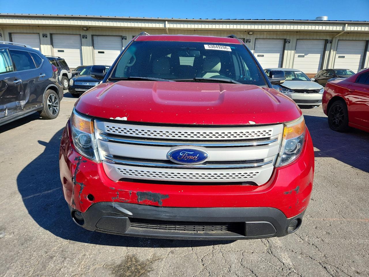 2011 Ford Explorer Xlt Red vin: 1FMHK8D80BGA00453