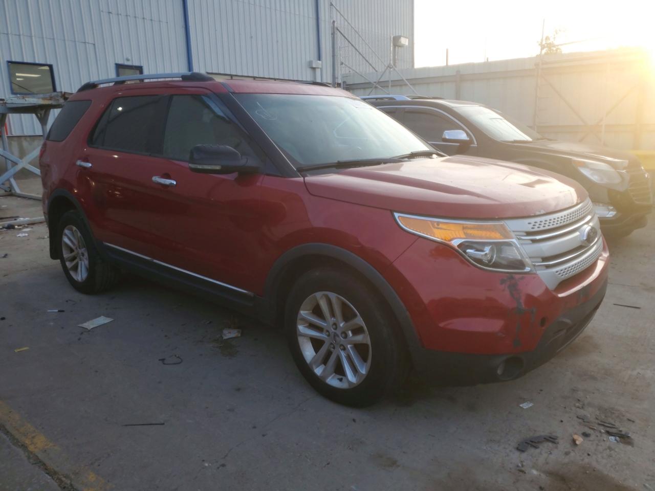 2011 Ford Explorer Xlt Red vin: 1FMHK8D80BGA00453