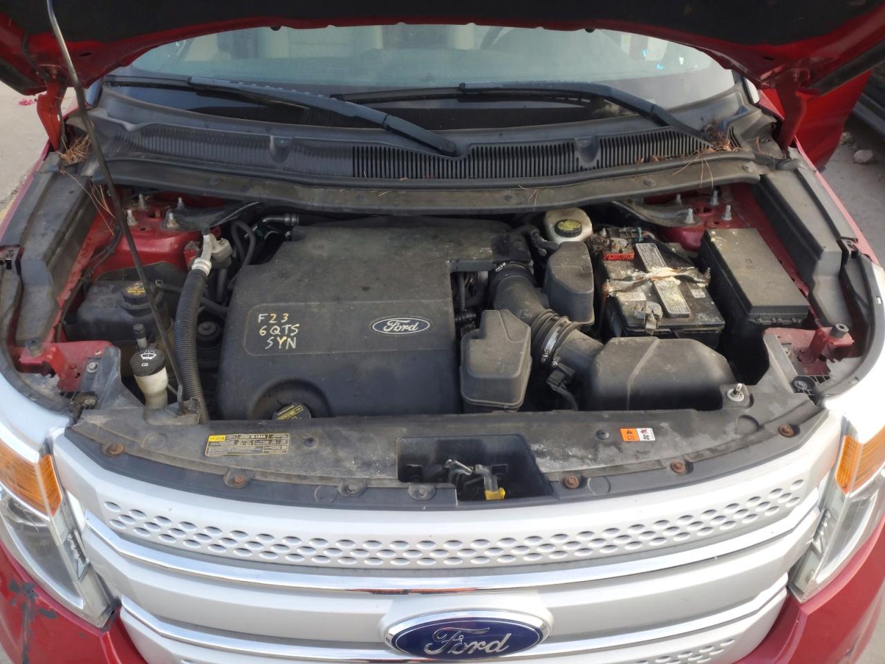 2011 Ford Explorer Xlt Red vin: 1FMHK8D80BGA00453