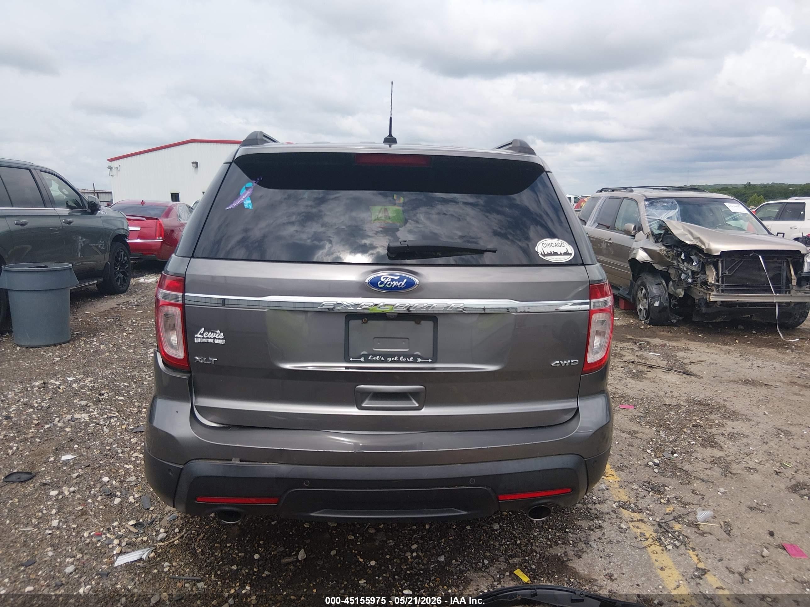 2011 Ford Explorer Xlt Серый vin: 1FMHK8D80BGA41259