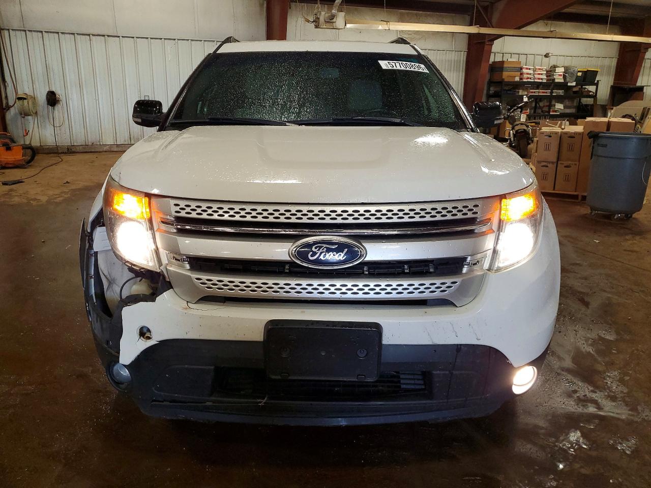 2012 Ford Explorer Xlt White vin: 1FMHK8D80CGA05847
