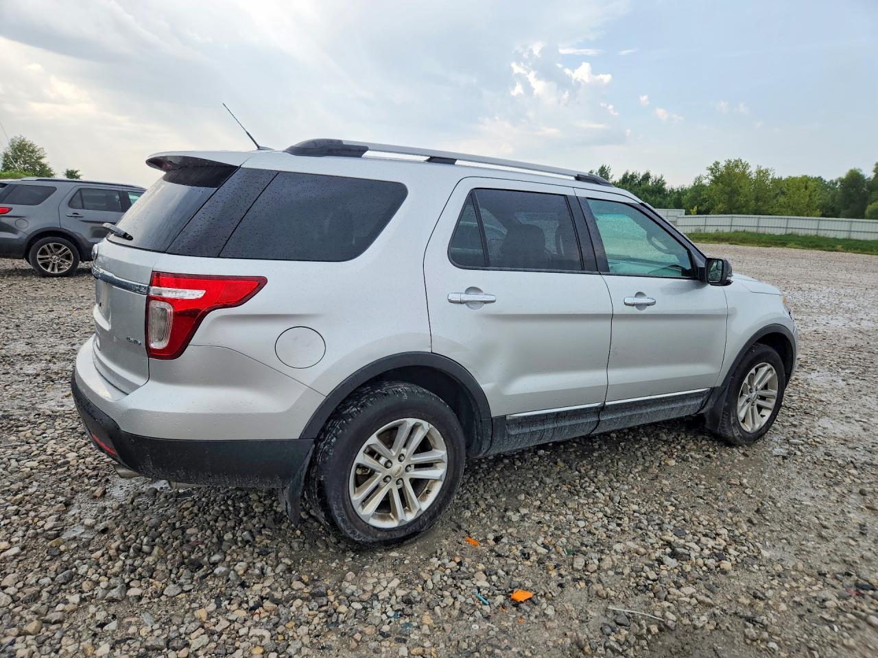 2012 Ford Explorer Xlt Silver vin: 1FMHK8D80CGA09378
