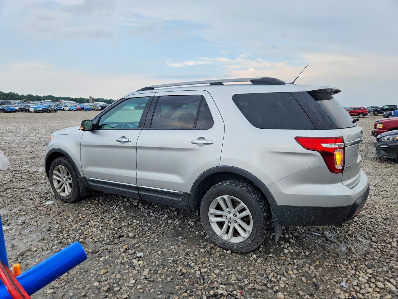 2012 Ford Explorer Xlt Silver vin: 1FMHK8D80CGA09378