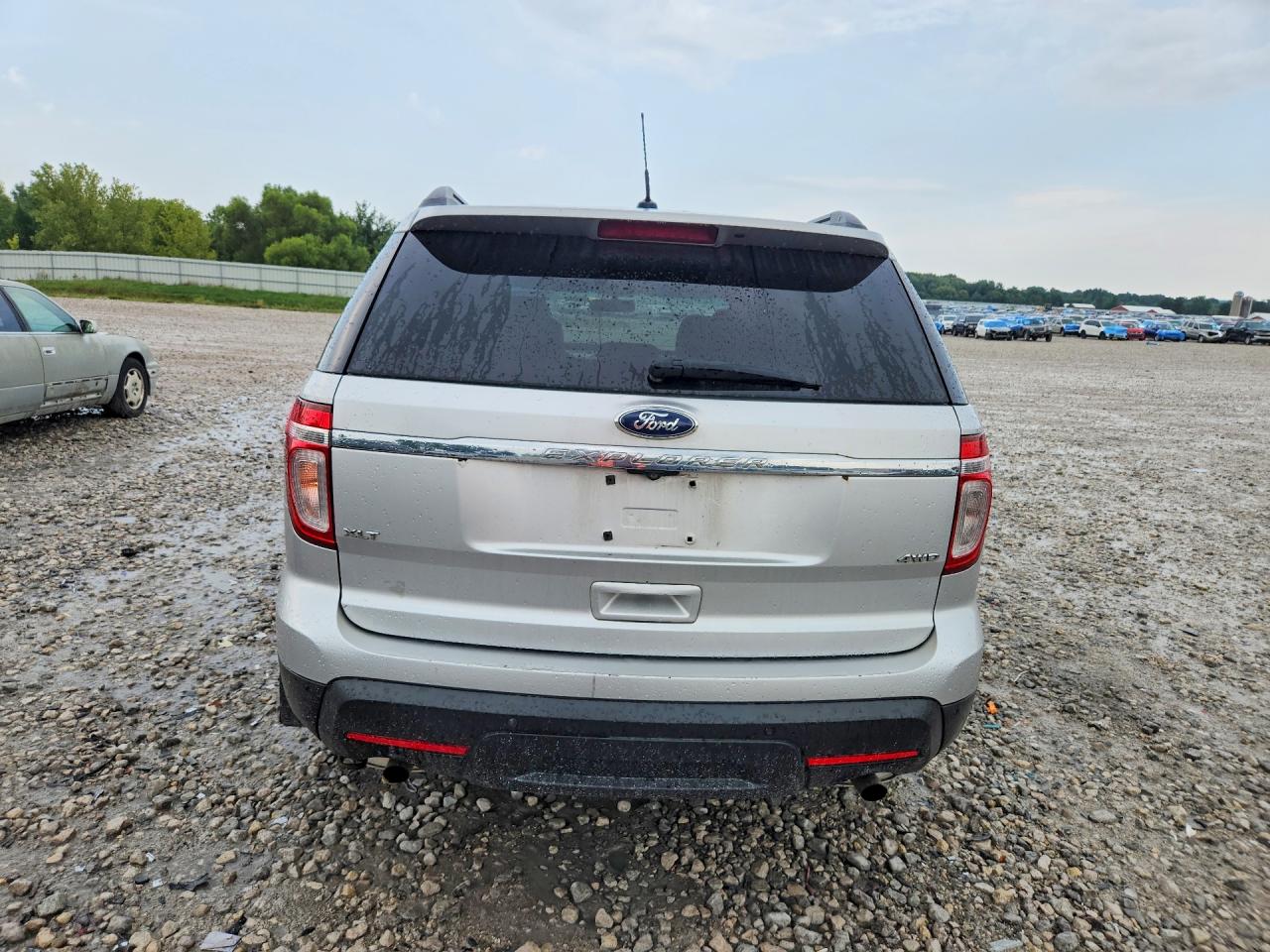 2012 Ford Explorer Xlt Silver vin: 1FMHK8D80CGA09378