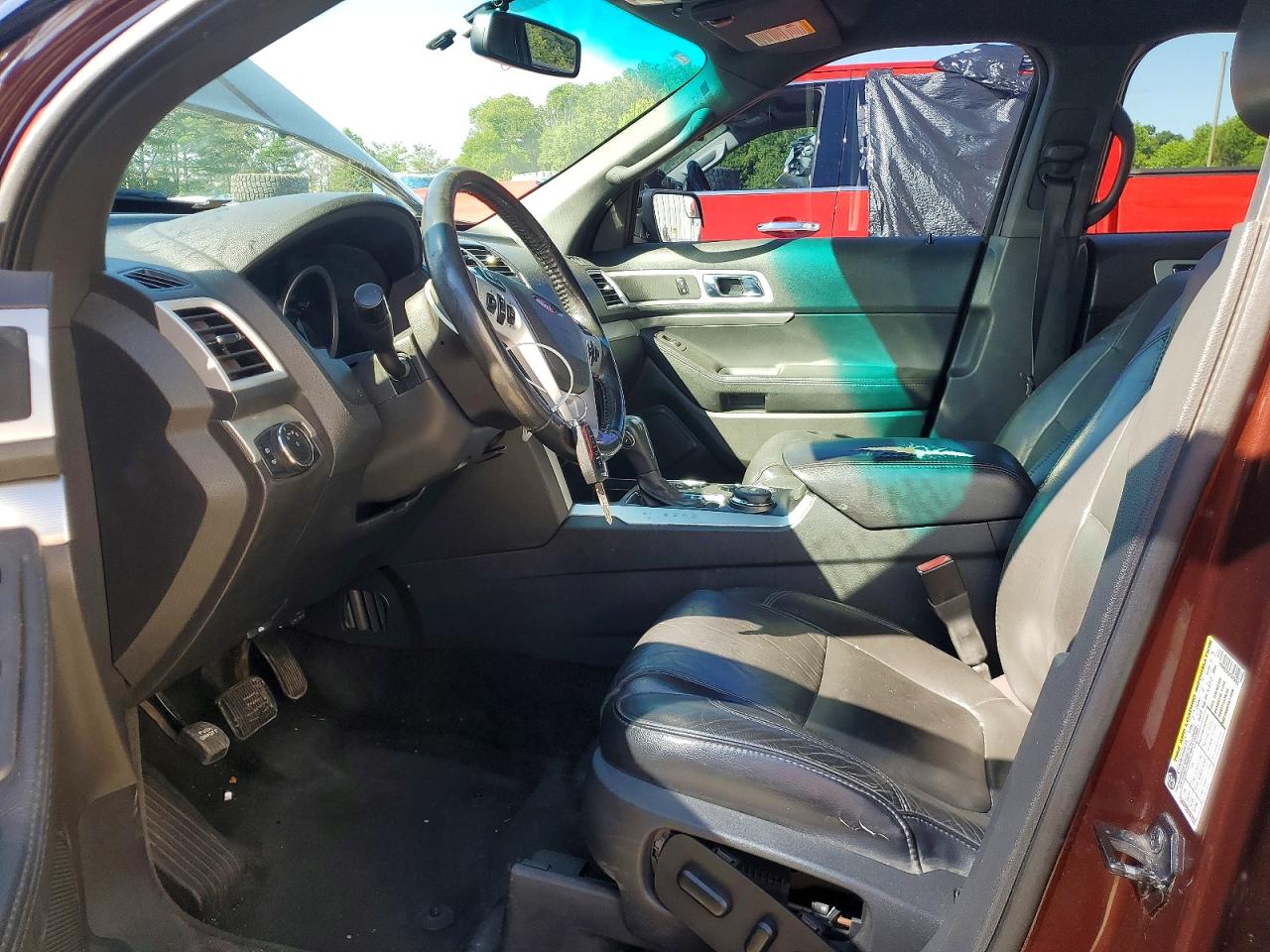 2012 Ford Explorer Xlt Burgundy vin: 1FMHK8D80CGA09588