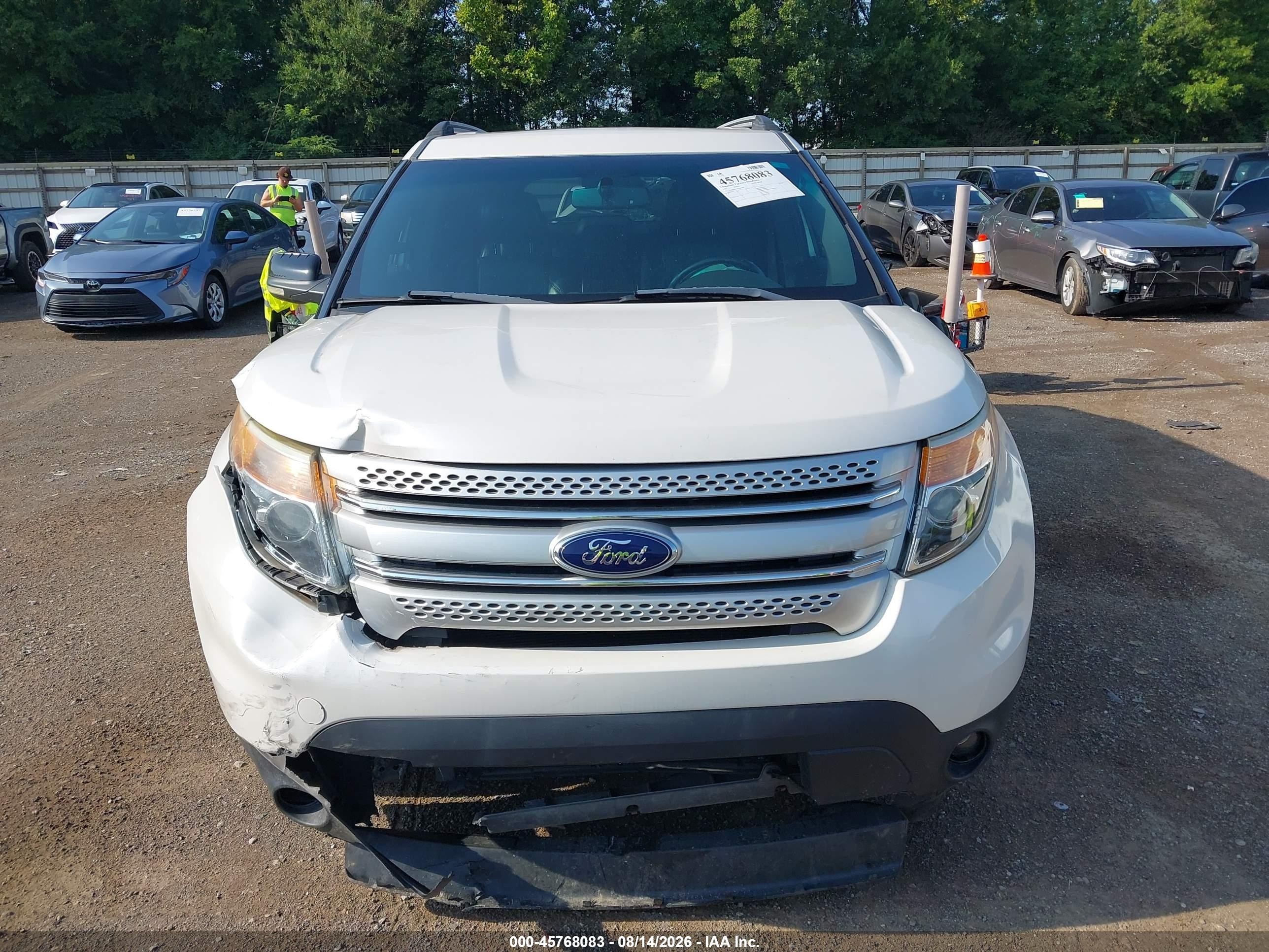 2012 Ford Explorer Xlt Белый vin: 1FMHK8D80CGA11048