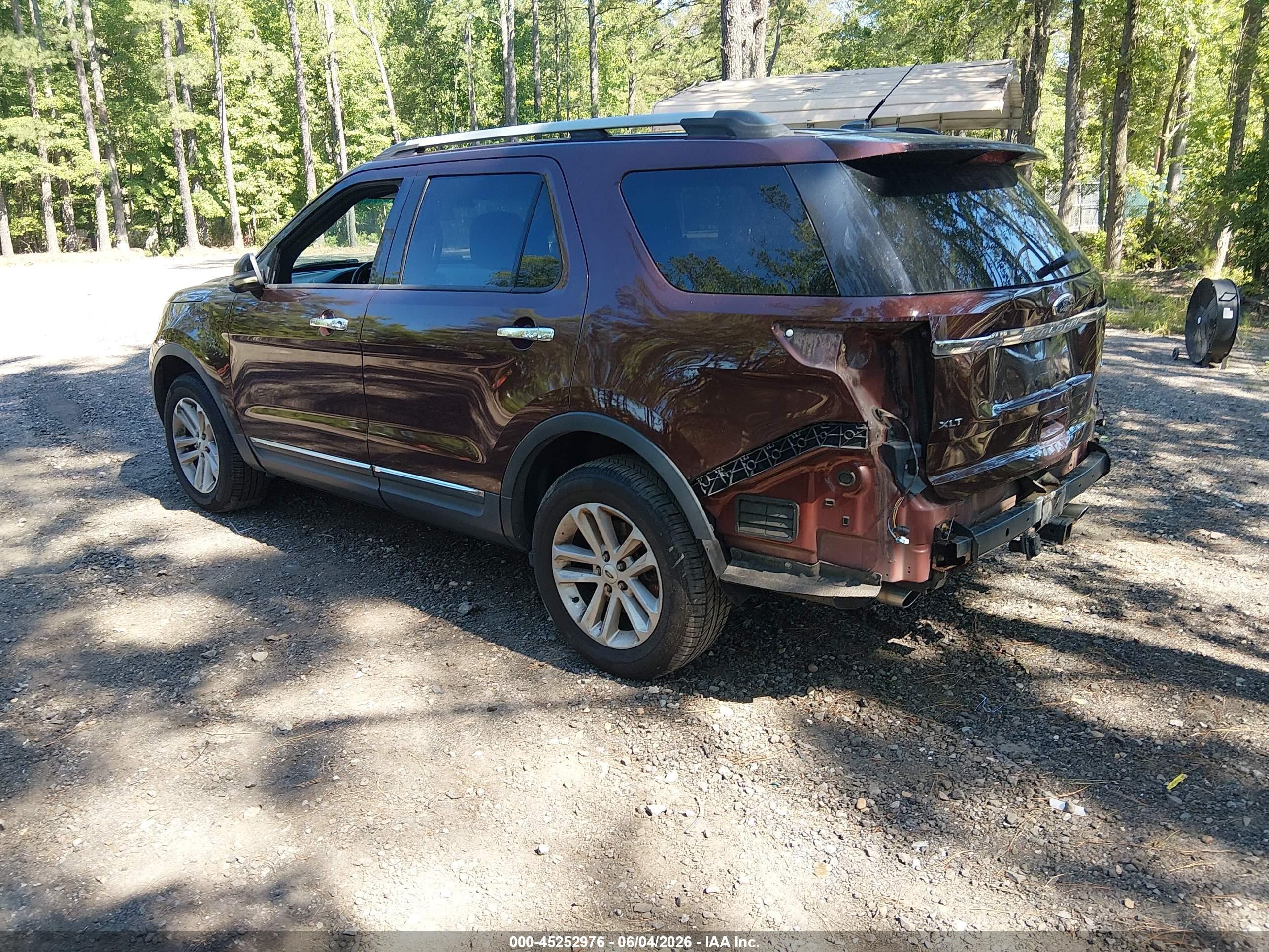 2012 Ford Explorer Xlt Burgundy vin: 1FMHK8D80CGA39335