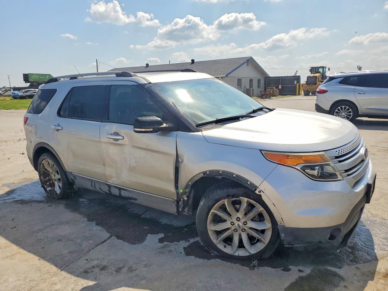 2012 Ford Explorer Xlt Silver vin: 1FMHK8D80CGA40064