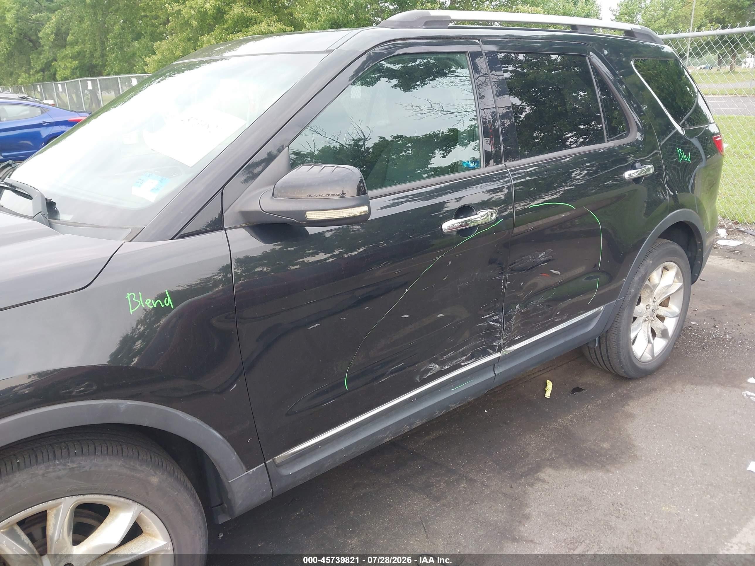 2012 Ford Explorer Xlt Black vin: 1FMHK8D80CGA77793