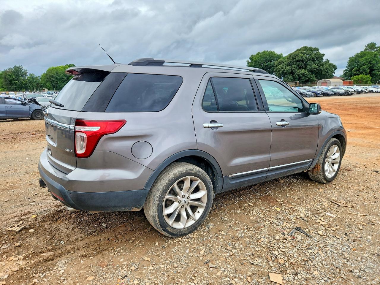 2012 Ford Explorer Xlt Gray vin: 1FMHK8D80CGA99504
