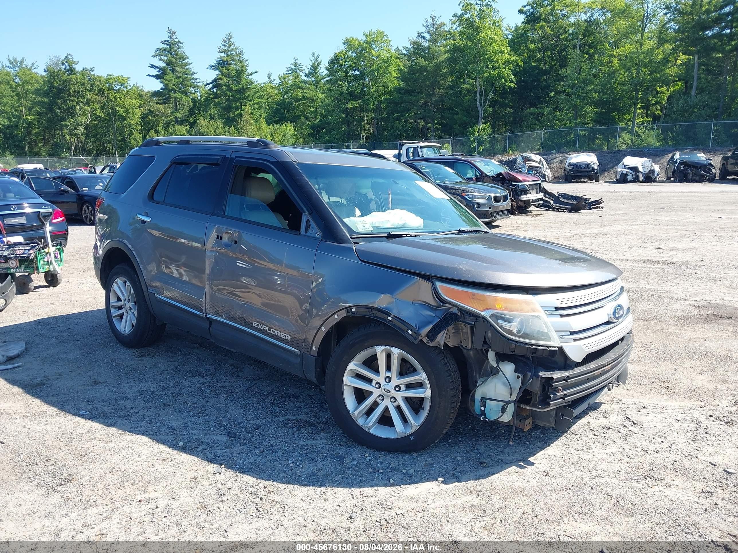 2012 Ford Explorer Xlt Серый vin: 1FMHK8D81CGA18638