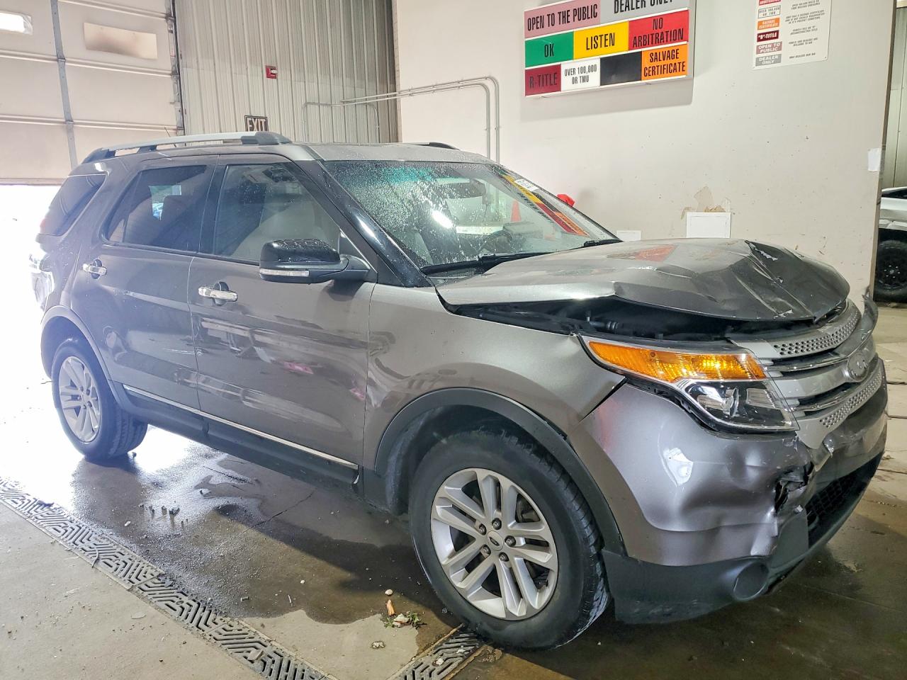 2012 Ford Explorer Xlt Gray vin: 1FMHK8D81CGA39666