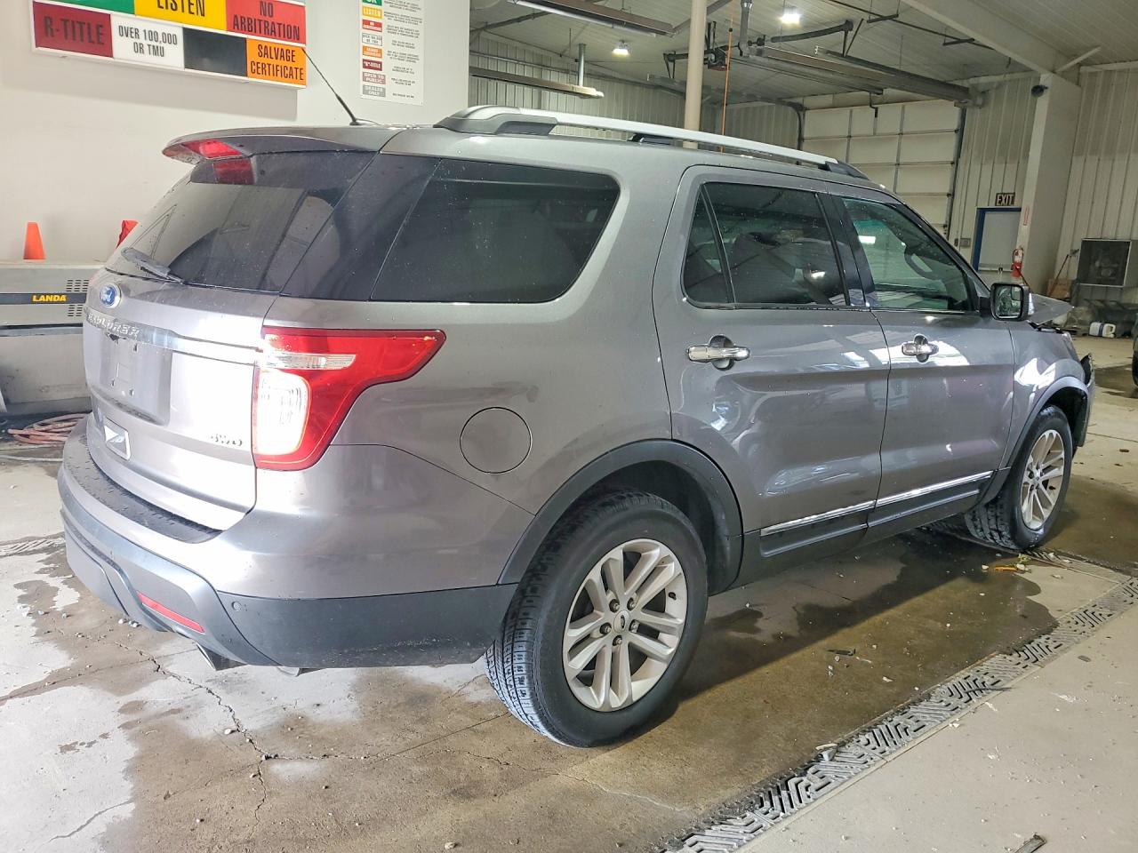2012 Ford Explorer Xlt Gray vin: 1FMHK8D81CGA39666
