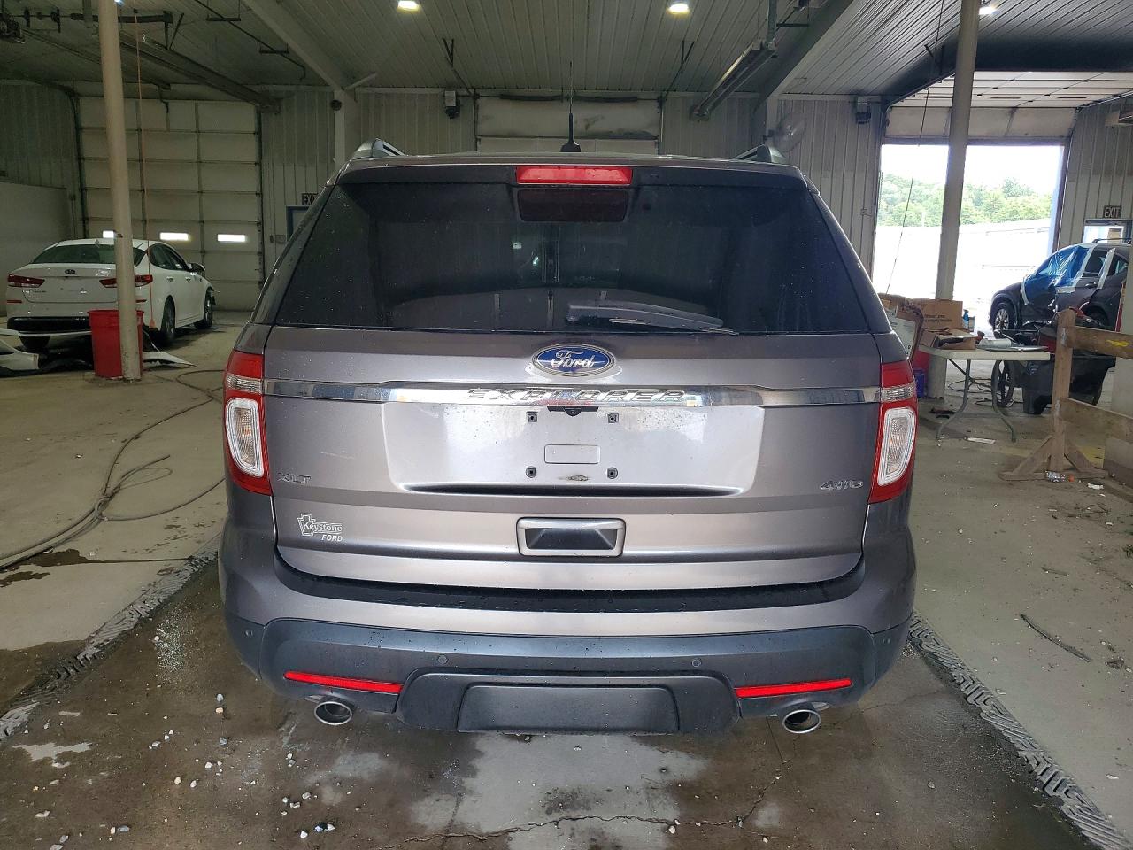 2012 Ford Explorer Xlt Gray vin: 1FMHK8D81CGA39666