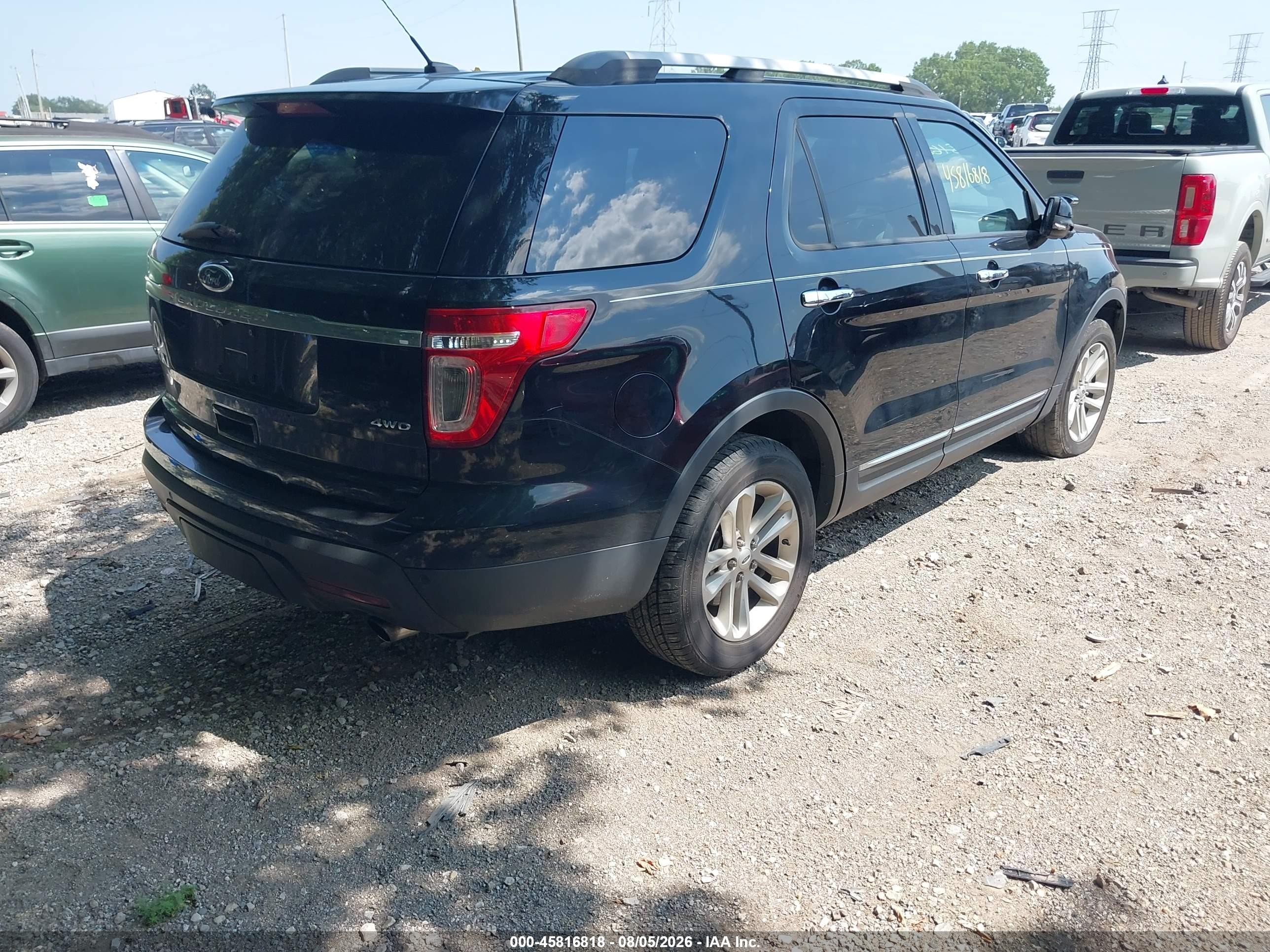 2012 Ford Explorer Xlt Black vin: 1FMHK8D81CGA55768