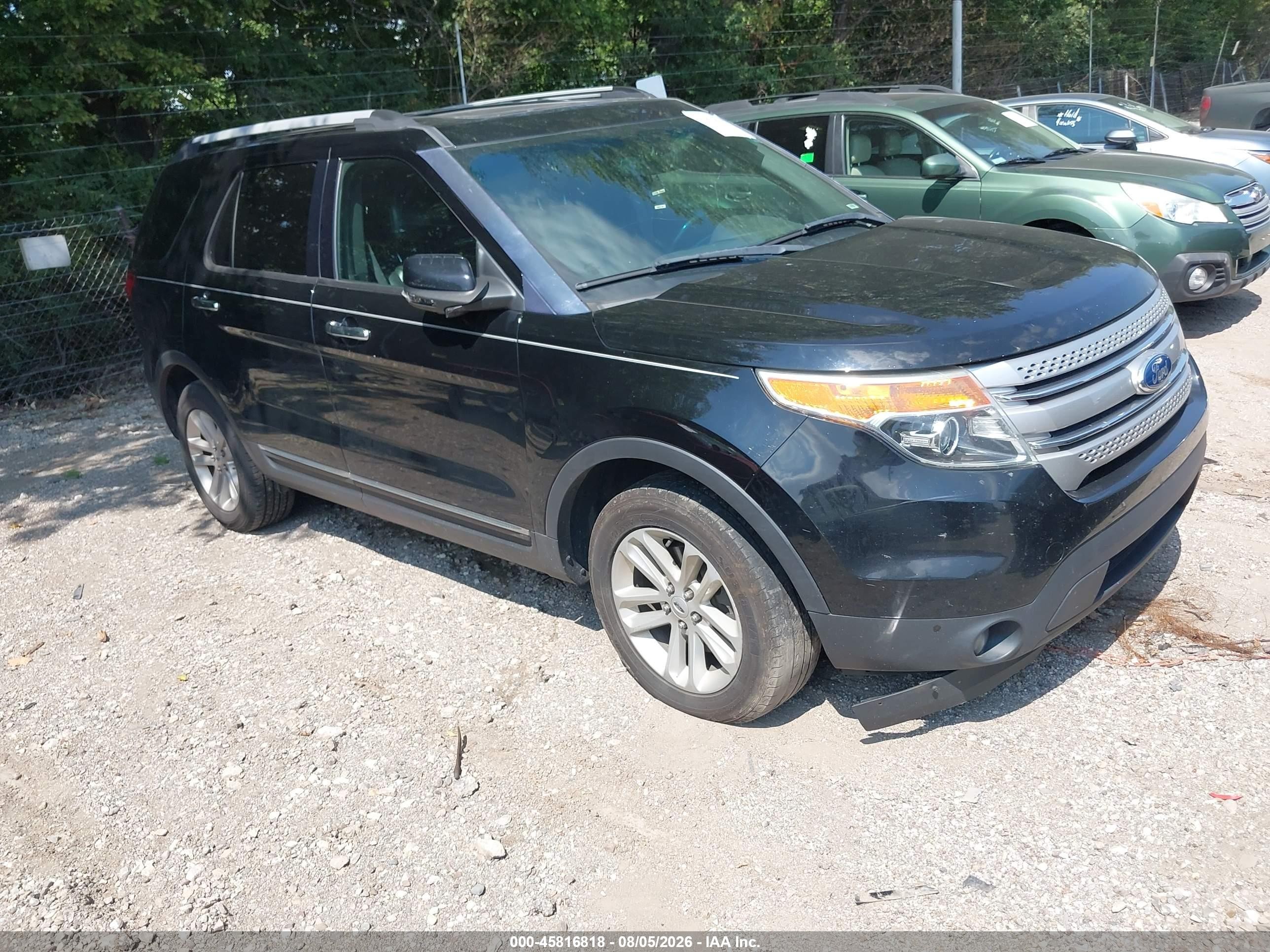 2012 Ford Explorer Xlt Black vin: 1FMHK8D81CGA55768