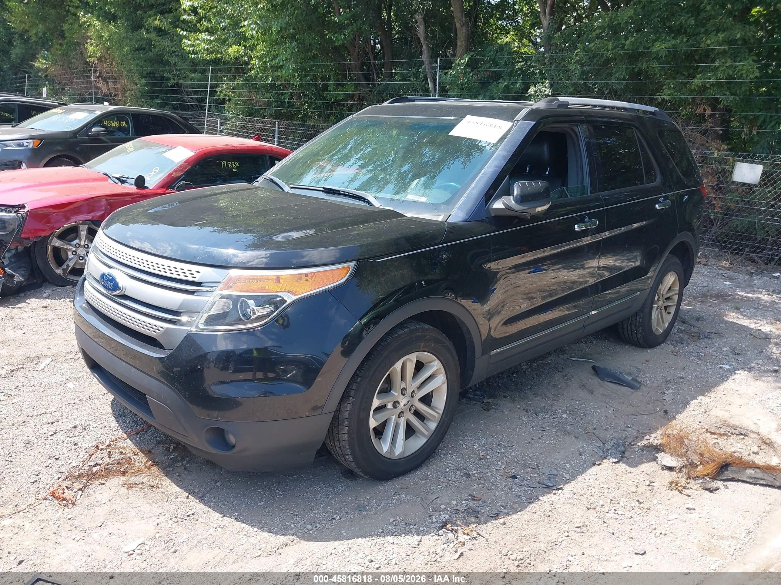 2012 Ford Explorer Xlt Black vin: 1FMHK8D81CGA55768