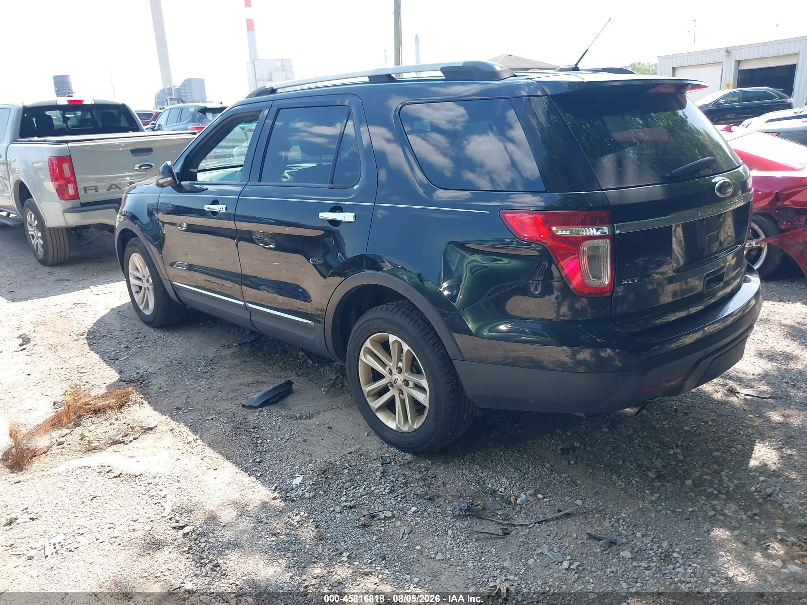 2012 Ford Explorer Xlt Black vin: 1FMHK8D81CGA55768
