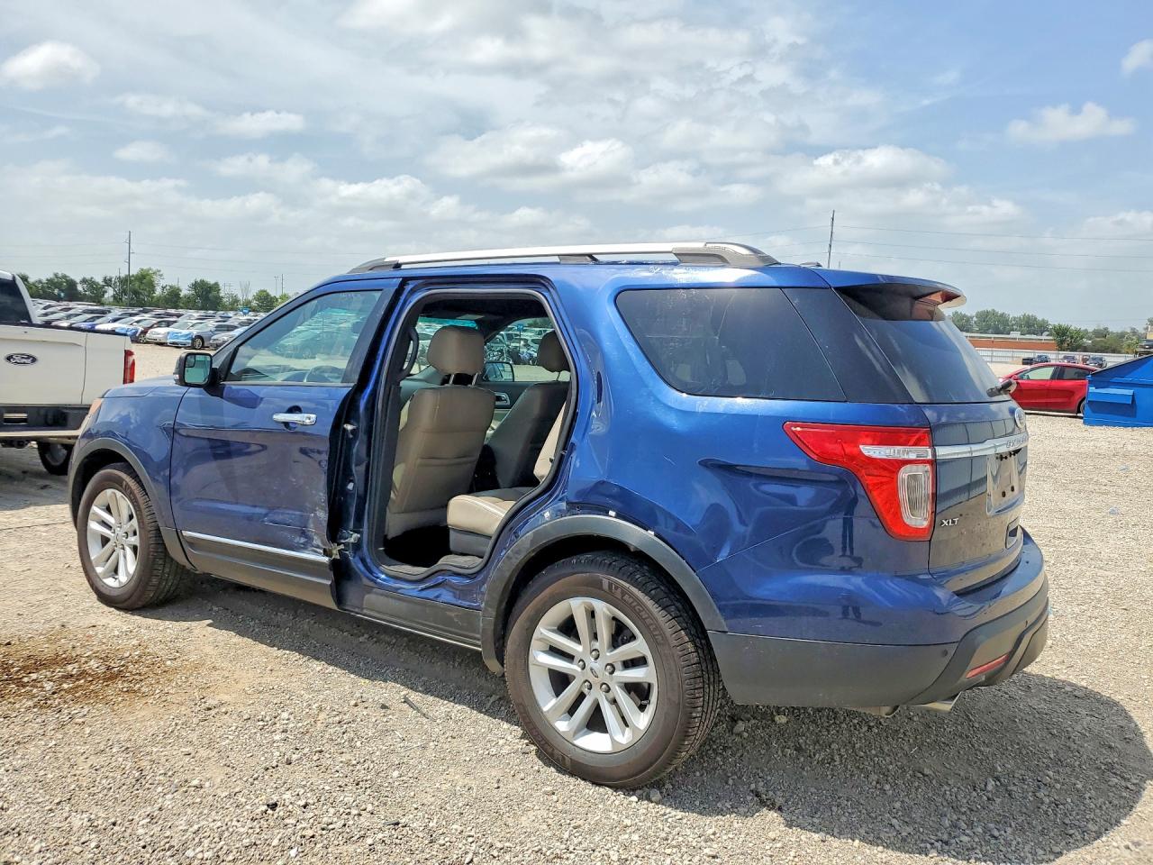 2012 Ford Explorer Xlt Blue vin: 1FMHK8D81CGA86325