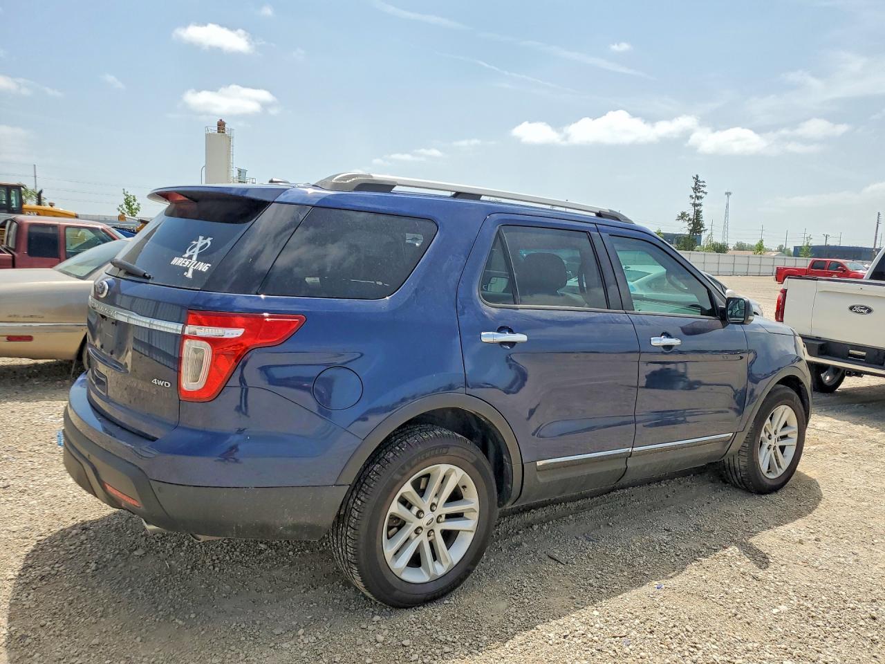 2012 Ford Explorer Xlt Blue vin: 1FMHK8D81CGA86325