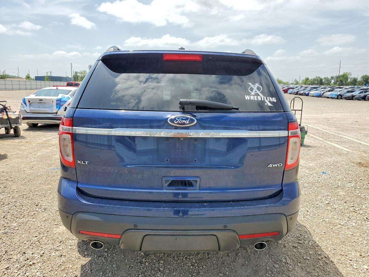 2012 Ford Explorer Xlt Blue vin: 1FMHK8D81CGA86325