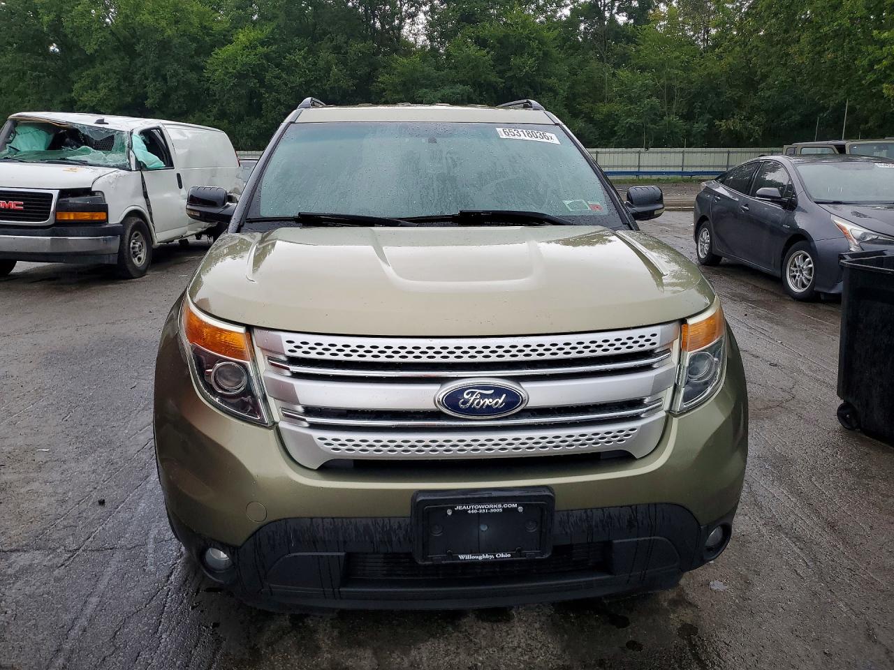 2012 Ford Explorer Xlt Green vin: 1FMHK8D81CGA92271