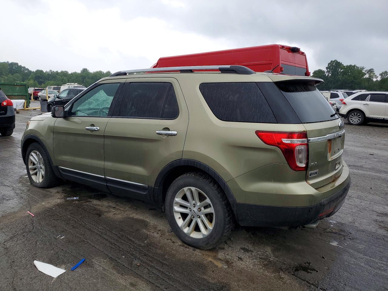 2012 Ford Explorer Xlt Green vin: 1FMHK8D81CGA92271