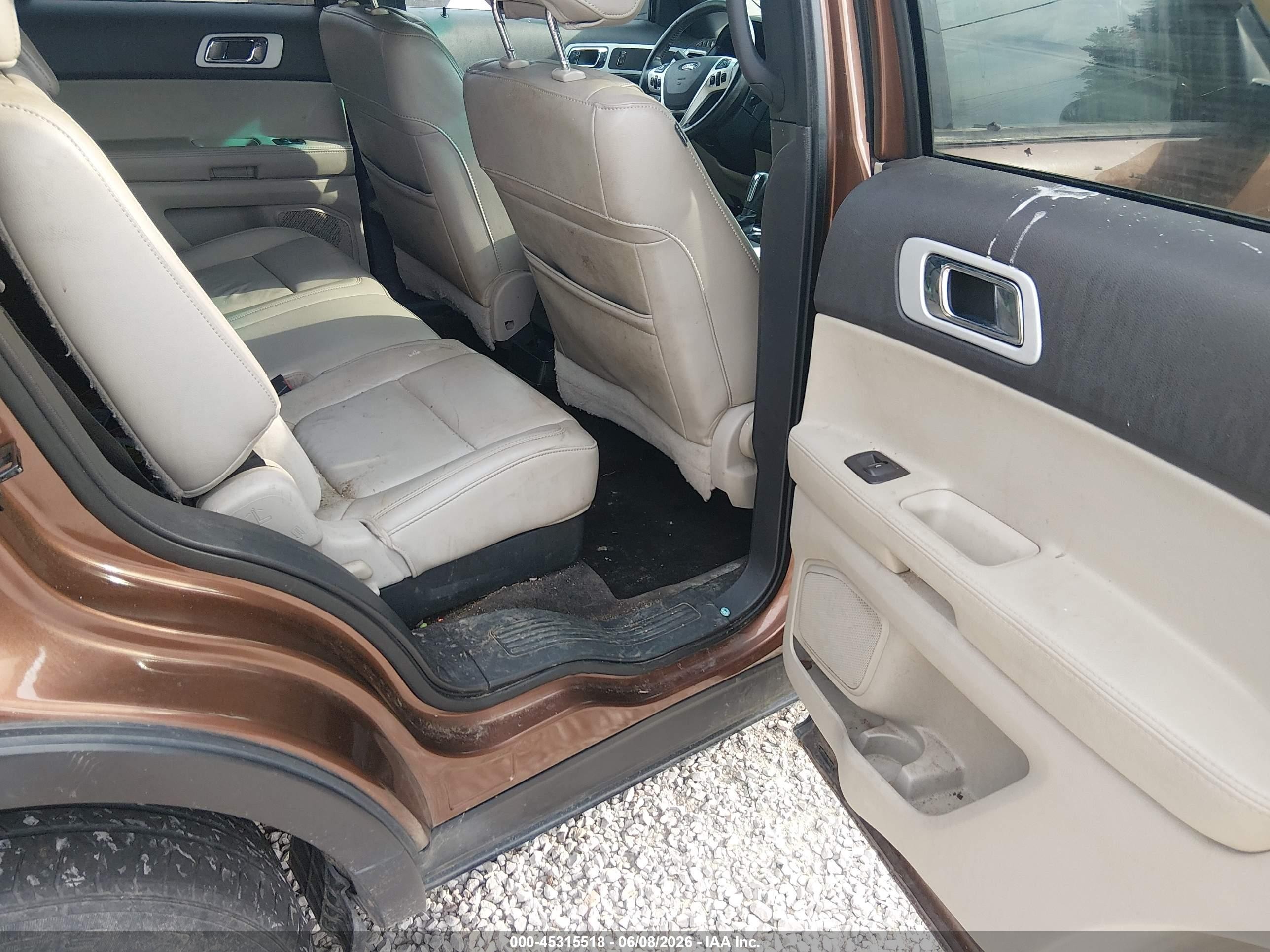 2011 Ford Explorer Xlt Brown vin: 1FMHK8D82BGA02091